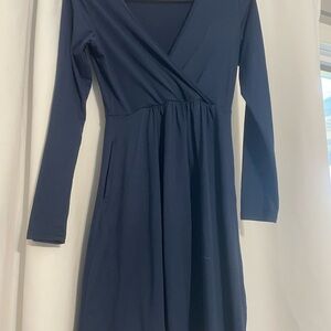 Elegant Navy Blue Dress